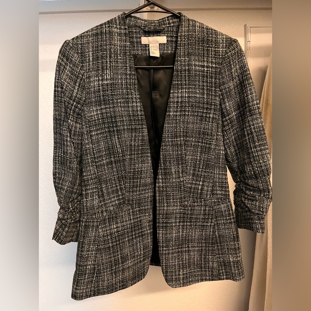 H&M tweed blazer